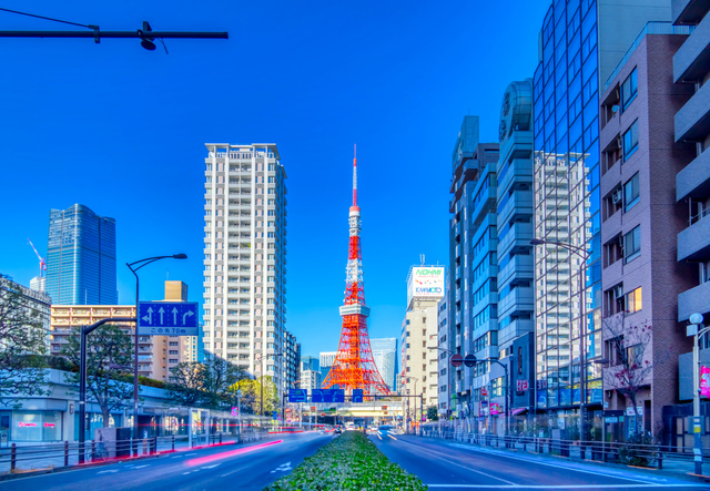 東京の道路、国道1号線